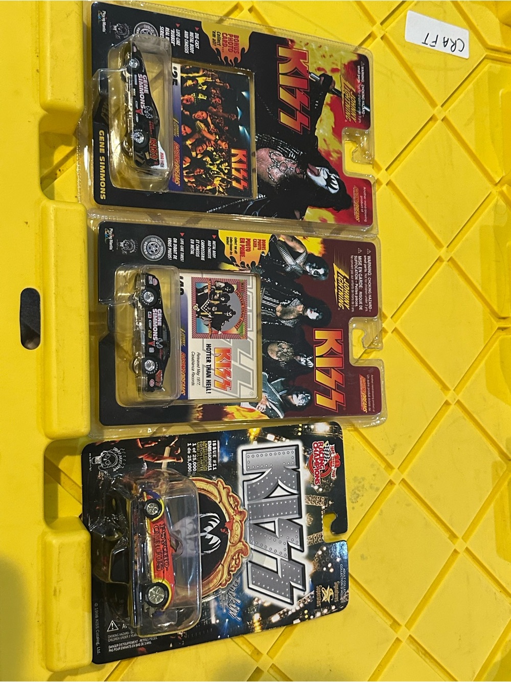 Kiss Die-Cast Band Vehicle Set with Black and Red Graphics